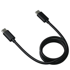 Salom America SJC062CCB10ET1 6.5A E-Marked USB-C to USB-C Charging Cable - Black