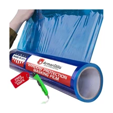 ArmorDillo Window Film 29.96/Roll (1 case - 5 Rolls/case), 24" x200' Blue. Te...