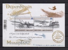 BELGIUM 2013 first air mail flight aviation M/S MNH** BLOK 207