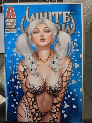 White Widow #2m 2019 Absolute Comics Group Variant signed Tyndall