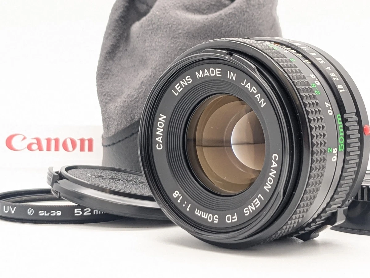 ジャンク　Canon NO.215858 f:1.8 50mmヴィンテージレトロ Canon FD f/1.8 Camera Lenses 50mm Focal for sale | eBay