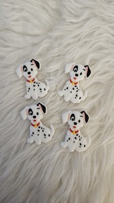 4 101 Dalmatians Silicone Beads for Crafts DIY Jewelry Making