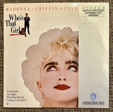 Laser Disc WHO  S THAT GIRL Extended Play Madonna/Griffin Dunne