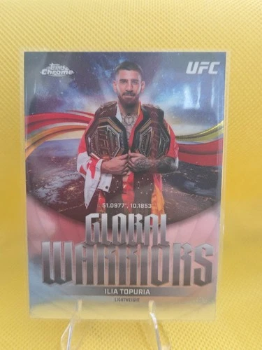 2026 Topps Chrome UFC Global Warriors Ilia Topuria