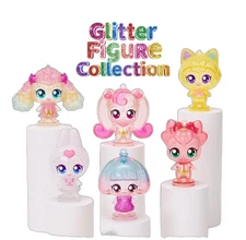 Princess Catch Teenieping Season 6 Glitter Mini Figure Set Cute Collectible Toys