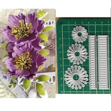 3pcs Stamens for Flowers Metal Cutting Die Cuts, DIY Crafts Template 3pcs... 