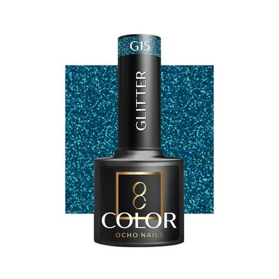 OCHO NAILS Glitzer-Hybrid-Nagellack G15 -5 g