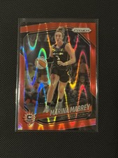 2025 Panini Prizm WNBA - Marina Mabrey #18 Red Seismic Prizm /249