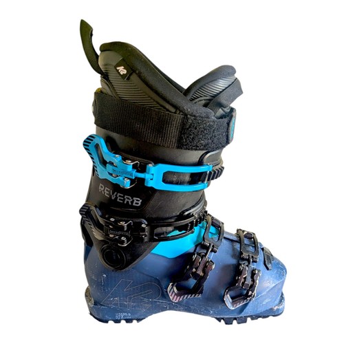 K2 REVERB SKI BOOTS 2022 23 /23.5 Kid Youth Flex 70 276mm Black Blue - Picture 2 of 16