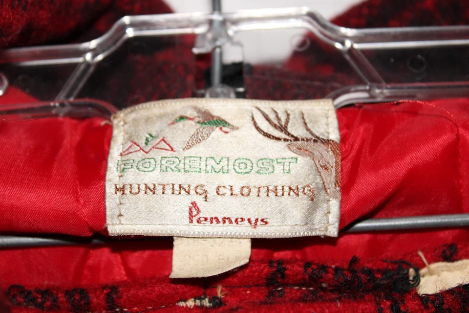 Foremost Hunting Clothing by Penney's Red Buffalo Plaid Coat & Pants - Image 4 of 4