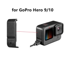 Camolo Battery Lid Charging Door Cover Replacement for GoPro Hero 10 9 Black