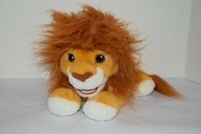 Vintage Walt Disney Mattel THE LION KING SIMBA Roaring Plush Toy 1993 Works