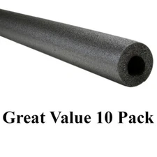 Empi 16-2096 Black Roll Bar Pad For 1-1/2"-2" Tubing, 10 Pack