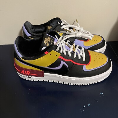 WMN Size 10 Nike Air Force Shadow Dark Sulfur 2021 B Grade No