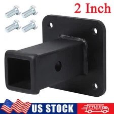 Universal 2" Bolt On Receiver Tube Trailer Hitch Receiver Adapter for Tractor RV