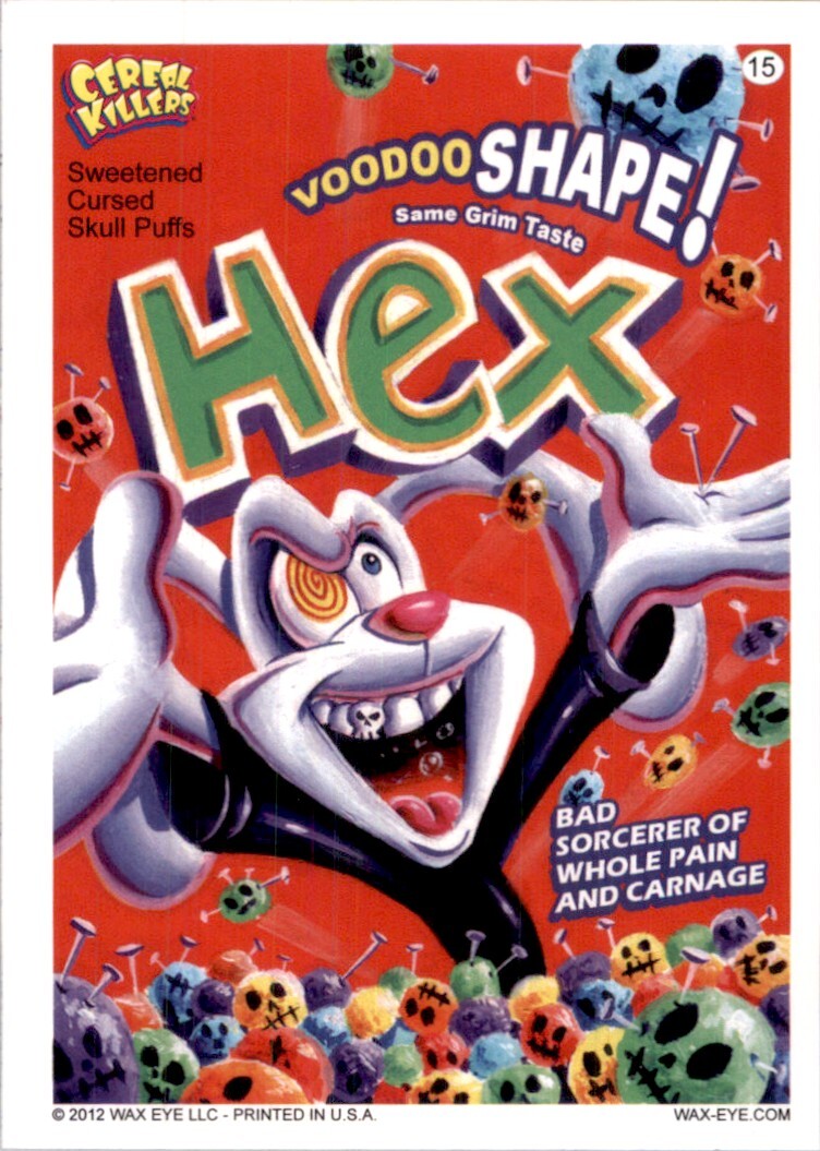 2012 Cereal Killers HEX VOODOO SHAPE #15 | eBay 2012 Cereal Killers HEX VOODOO SHAPE #15 | eBay