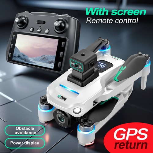 2025 S159 RC Drone GPS FPV 4K HD Dual Camera 360°Obstacle Avoidance Smart Follow