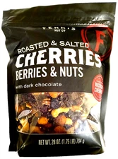 Ferris Nut Co Roasted/Salted Cherries/Berries/Nuts/Dark Chocolate 28Oz EXP 07/26