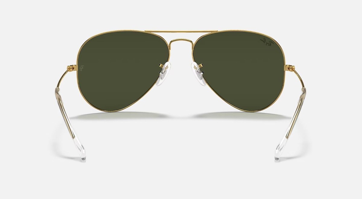 Ray-Ban Aviator Classic Arista Gold/G-15 Green 58 mm Sunglasses