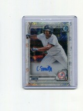 2020 Bowman Chrome Mega Box Mojo Autographs Canaan Smith Njigba Auto