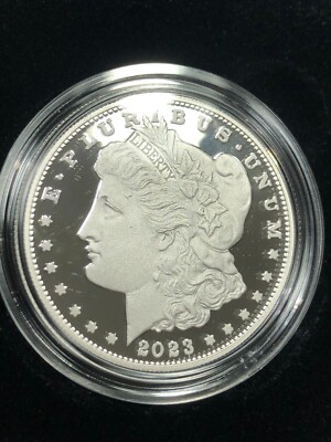 2023-S  Proof Morgan Silver Dollar in Original Gov't. Pkg. with COA - In Stock