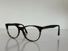 Ray Ban RB 2185 902/31 Round Havana Brown Eyeglasses Frame Only 55-18-145