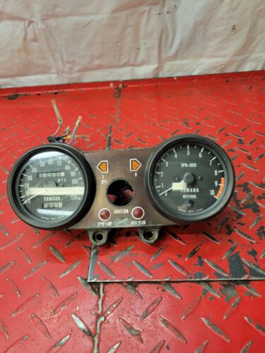 1974 Yamaha RD350 Instrument Speedometer Gauge Cluster Assembly - Picture 2 of 17