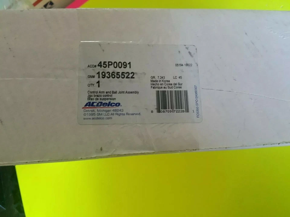 Conjunto de brazo de control de suspensión y rótula delantero derecho superior se adapta a tipo S Foto 3 de 3