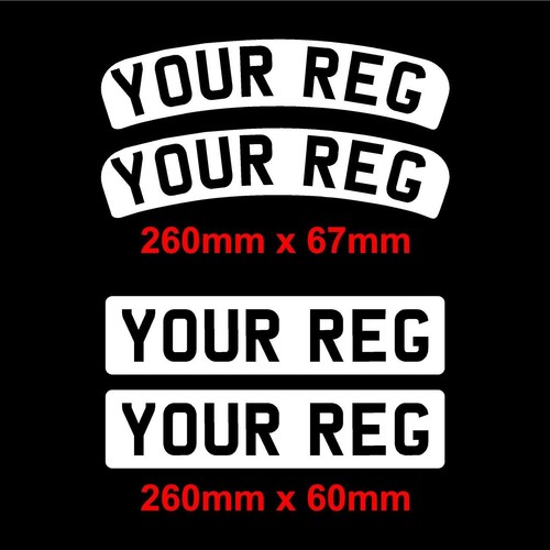 Custom Novelty Metal Number Plate - UK Reg Style For Bike, Scooter, Motorcycle Or Car - A54