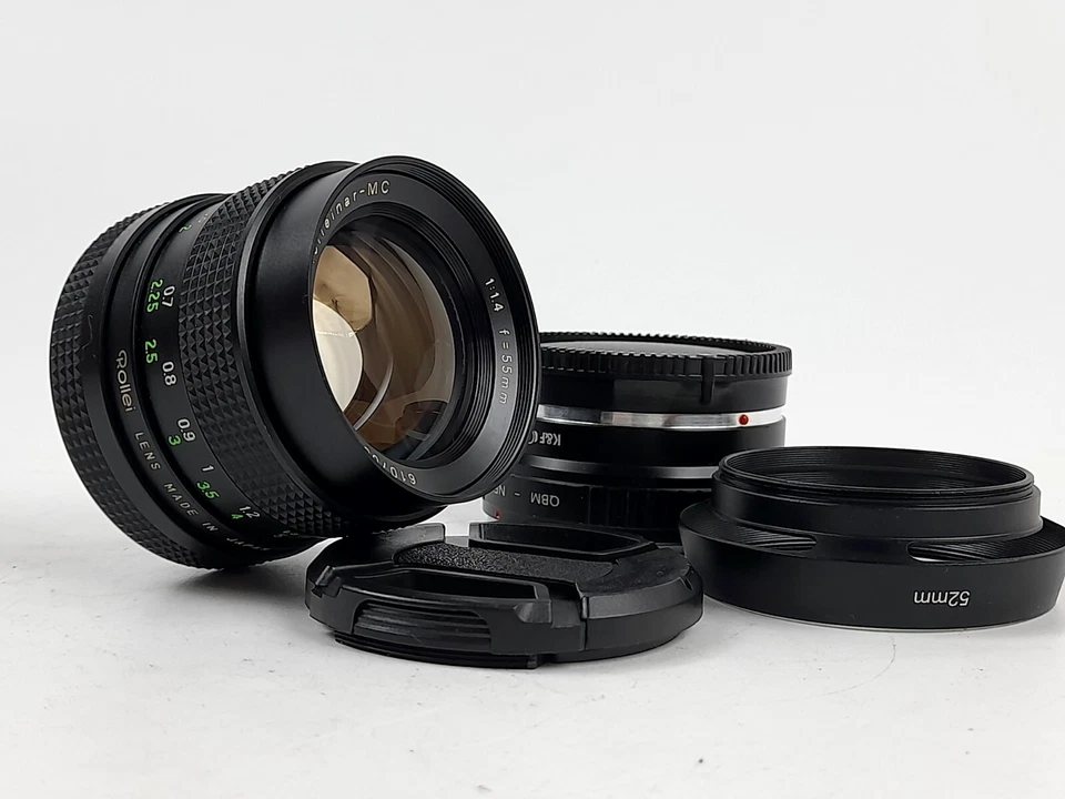 Rollei Rolleinar MC F 1,4/55mm #6107082 Rollei QBM mount Sony E NEX adapter - Image 4 of 4