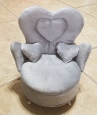 Sofá sofá sofá sofá con forma de muebles de terciopelo sintético gris caja organizadora de joyas
