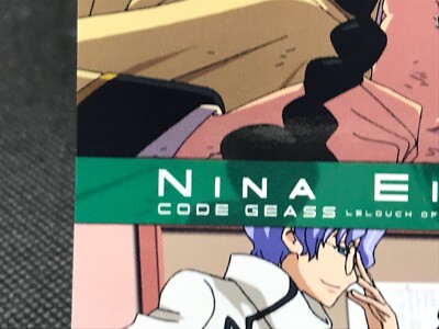 Nina Einstein CODE GEASS CARDDASS MASTERS BANDAI TCG No.137 2007