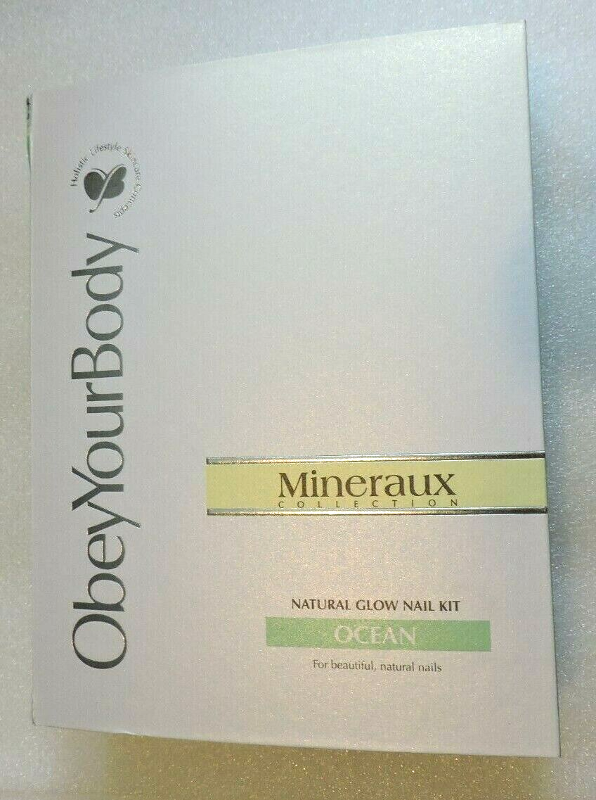 ObeyYourBody Mineraux Collection Natural Glow Nail Kit Ocean for