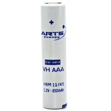 Arts Energy 1.2V  650mAh AAA NIMH Low Button Top Battery - 791404AE / 417984-106