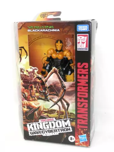 Transformers Blackarachnia Figure - War for Cybertron Kingdom Takara Tomy NEW