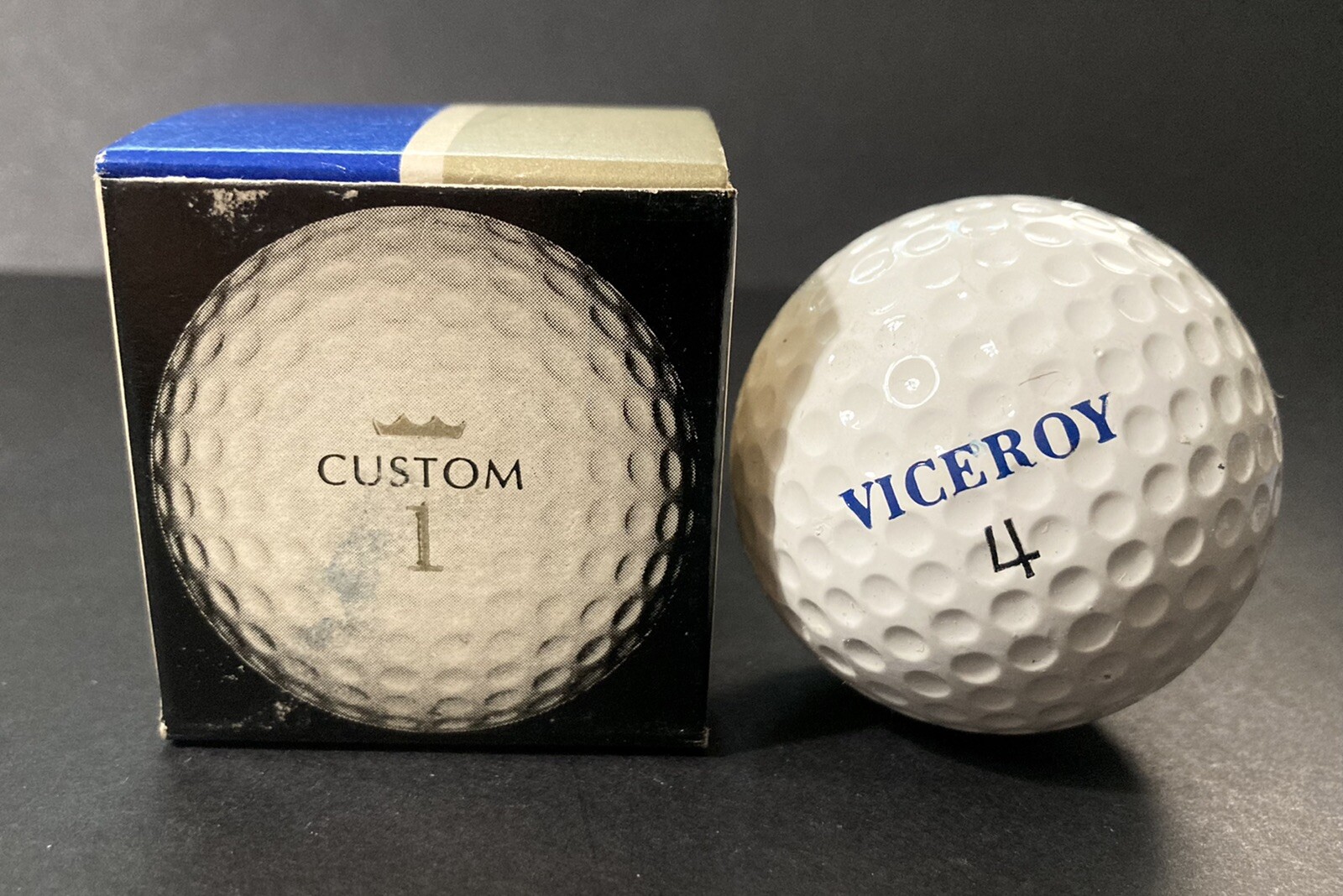 Vintage BurkeWorthington 4 Viceroy Wonderball Golf Ball New In