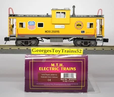 MTH PREMIER 3-RAIL O #259115 UP UNION PACIFIC EXT VISION CABOOSE LITED 20-91573