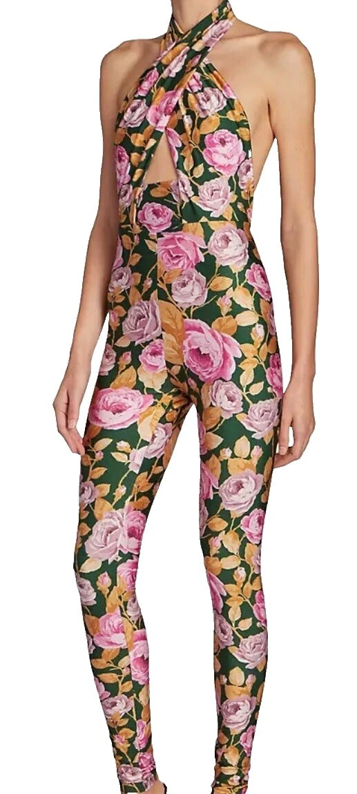 Catsuit Multicolor Floral Jumpsuits & Rompers for Women