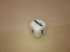 Decisions 16mm D6 (six-Sided) Die - Tabletop Games Card Board CCG Supply Tool