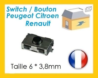 1 Switch Bouton Plip Clé Télécommande Renault CLIO 2 Twingo Infrarouge