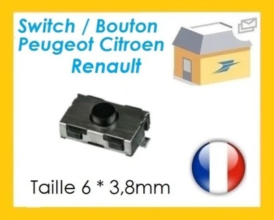 Switch bouton clé Télécommande Renault CLIO 2 Twingo Infrarouge ⭐⭐⭐