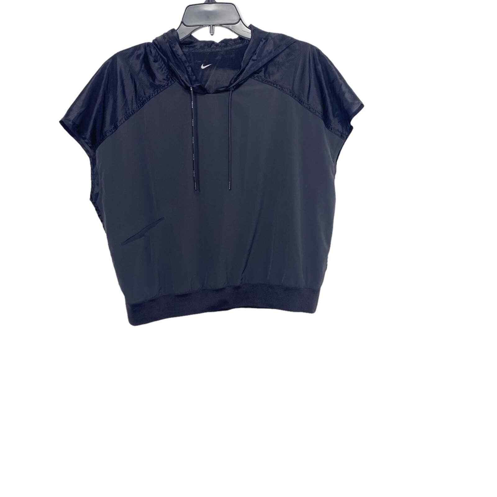 Nike lightweight pullover small black hooded d - image 4