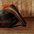 Fits Pietta 1860 Army 1851 1861 Navy 7.5" Western Leather Holster Floral Scroll