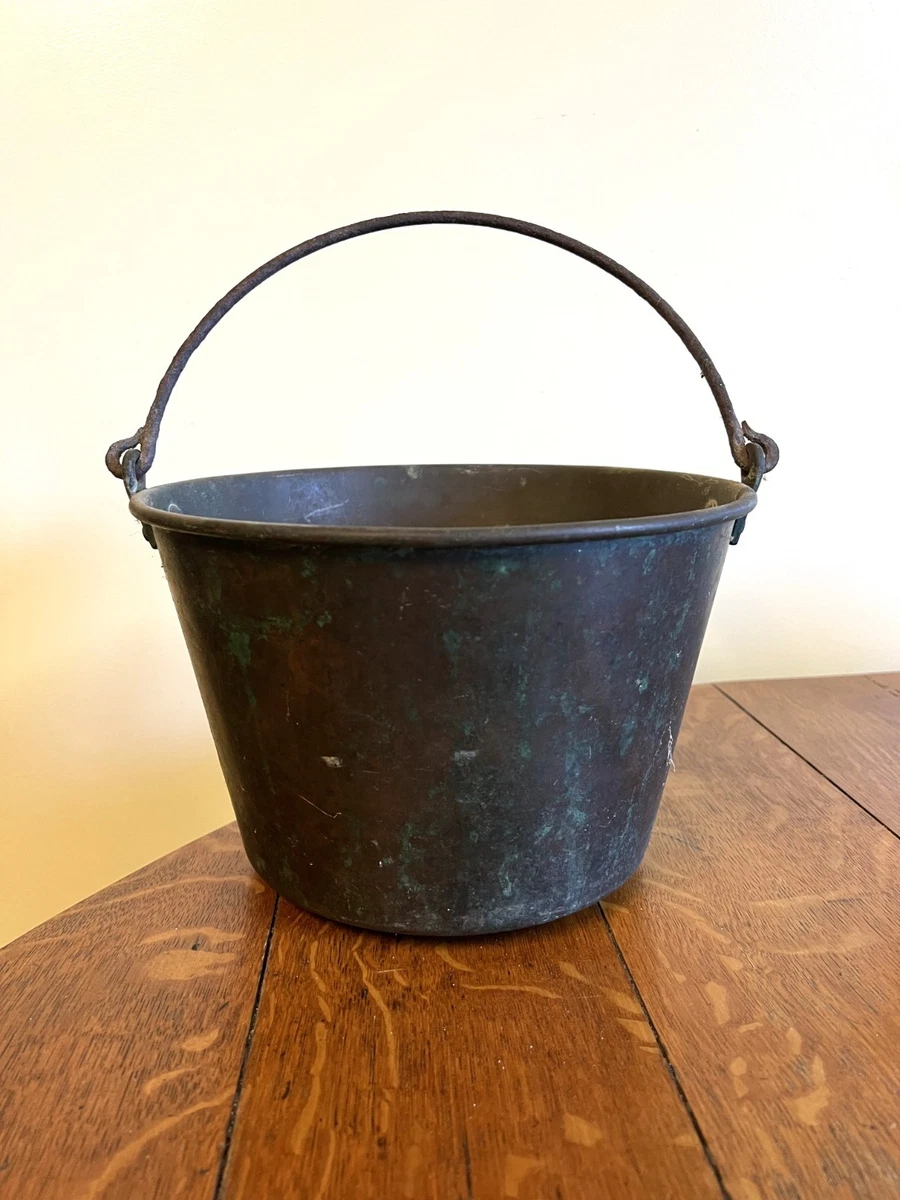 古董黄铜水桶在收藏铜金属器皿| eBay