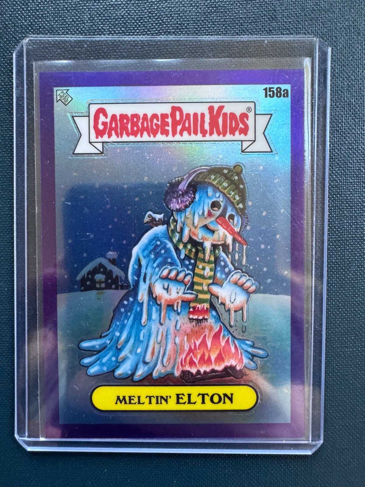 Meltin' Elton #158a Purple Wave Refractor