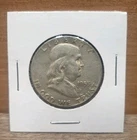 1955 Franklin Half Dollar 90% Silver Circulated Ungraded # 97