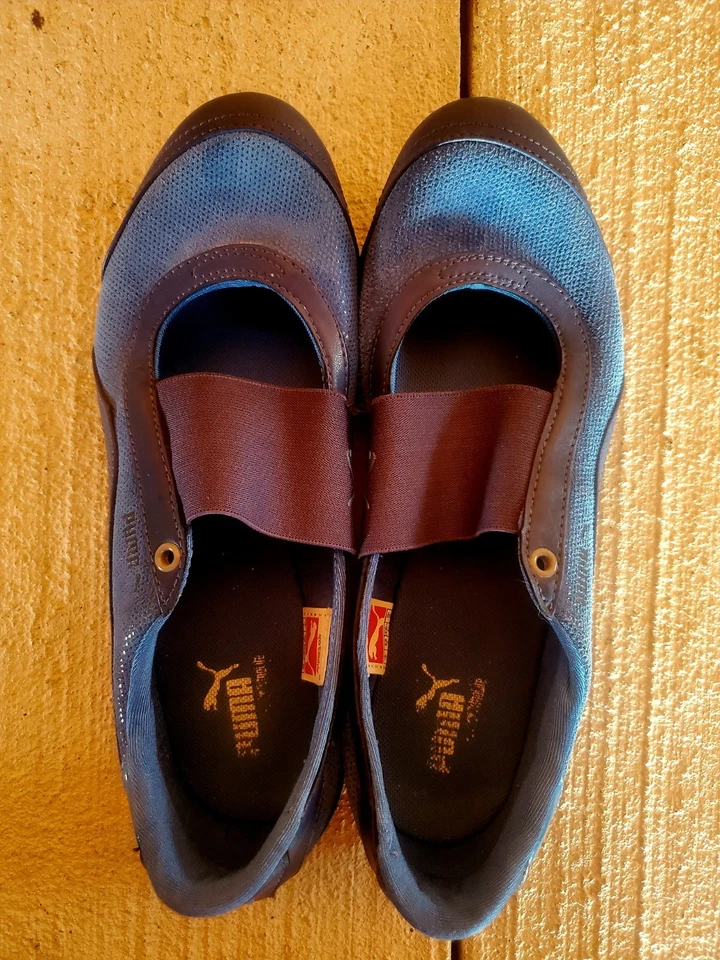 Sapatilhas de balé femininas Puma vintage tamanho EUA 8,5 Y2K - Imagem 4 de 4