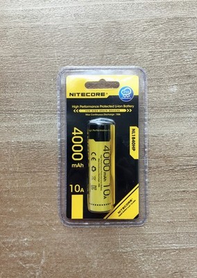 Nitecore High Performance 18650 NL1840HP 4000mAh 10A Protected Battery 