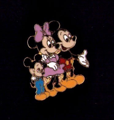 Disney Group Insurance Incentive Mickey Mouse & Minnie Mouse Pin