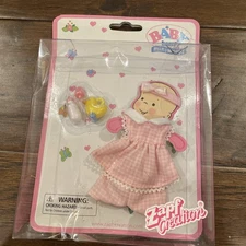 Retired Zapf Creations Baby Born Mini World outfit Pink dress Bent Box